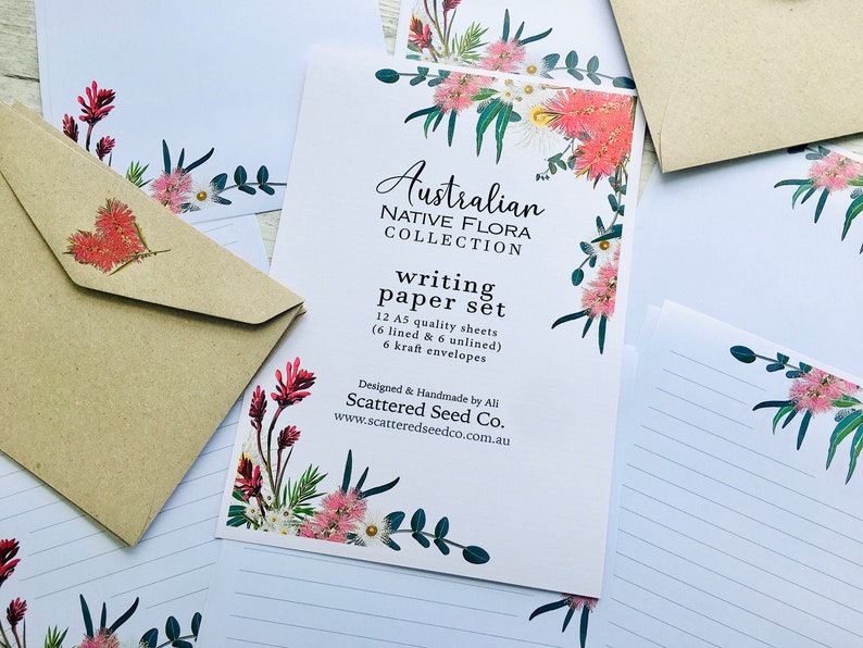 Writing paper and envelope set image