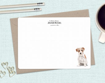 Flat DOG Notecard Set - Set of 10 - Rotweiler - Doberman - Cavelier - Beagle - Poodle stationery - Choose your breed