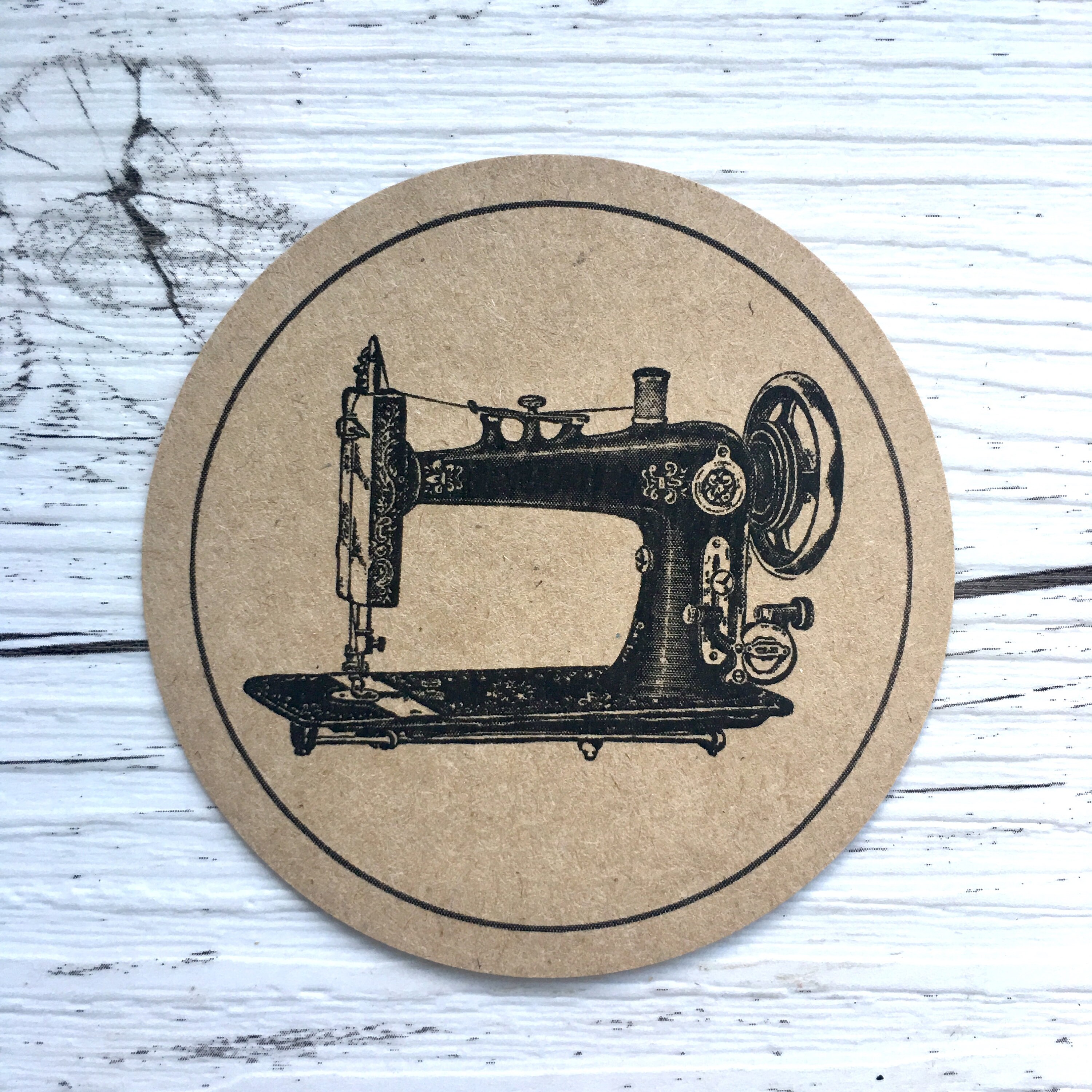 Gift Tags VINTAGE SEWING MACHINES Round Kraft Sewing Gift Etsy Australia