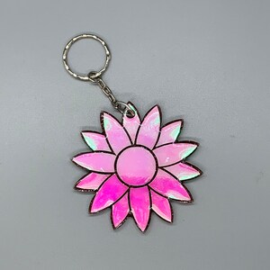 Sunflower Keychain - Holographic Sunflower