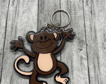 Monkey Chain for Key - Etsy