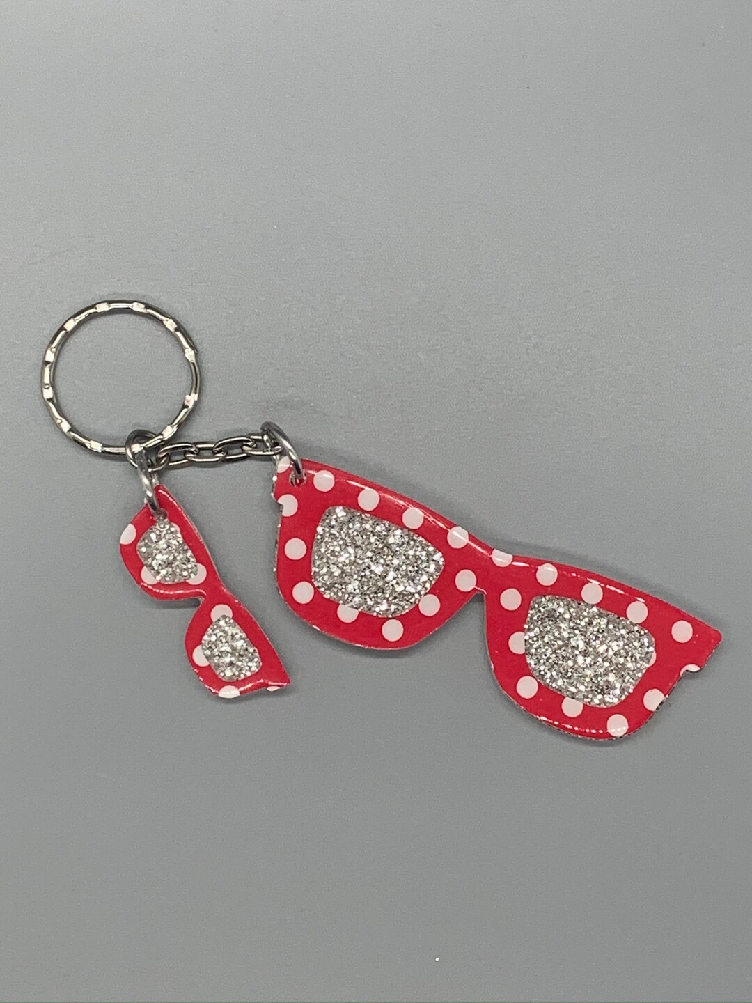 Sunglasses Keychain With Mini Sunglasses Etsy