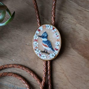 Individuelle Blumen Bolokrawatte: Handgemachte Westernkleidung Bild 13
