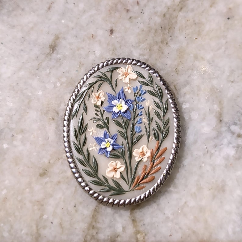 Individuelle Blumen Bolokrawatte: Handgemachte Westernkleidung Bild 15