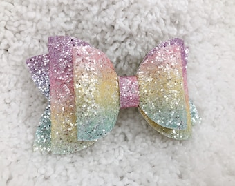 Pastel Rainbow Bow