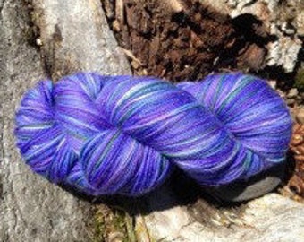 Lupine - Alaskan Colors Collection, Hand painted Sock yarn inspired by the magic of Alaska