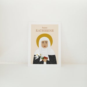 Saint Katherine Drexel Icon 4x6 Card