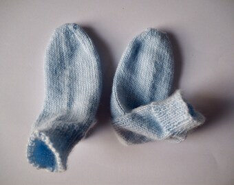 Light blue baby socks