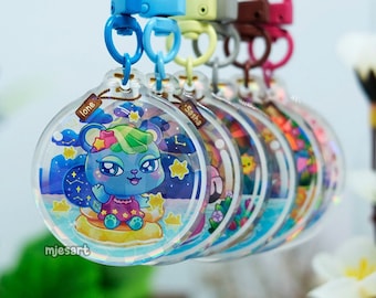 ACNH Double Sided Acrylic Key Chain I ACNH (Shino, Sasha, Ione, Raymond, Marshal, Maple) I Gift