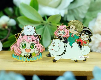 Cute I Pinky I Girl I kawaii girl I Family I Father I Mother I Enamel Pin