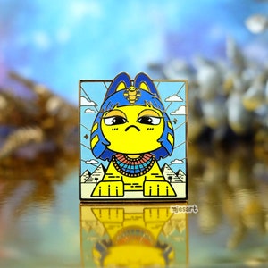 Emaille Pin I Animal I Cute I ACNH I Ankha I Ägypten I Pyramide