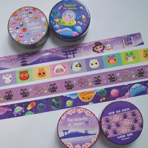 Adorable Washi Tape with various theme