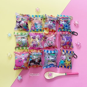 Candy Keychain I Various Character I Acrylic I Anime I MangaI Cute I Kawai