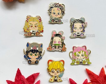 Cute Enamel Pin I Anime I Demon's Doll I Demon Chibi Anime I Gift