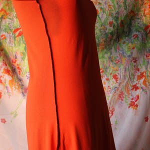 Calla duo dress and orange tank top made to order in viscose jersey image 4