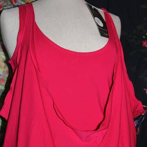 Calla duo dress and orange tank top made to order in viscose jersey image 6