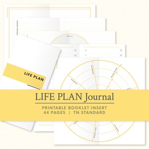 LIFE PLAN Journal, Standard TN, 2025 Journal, 2025 Planner, Life Planner, Printable Life Journal, Tn Inserts, Life Purpose, Tn Inserts