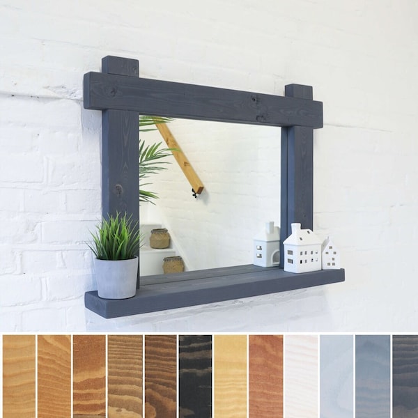 Driftwood Bathroom Shelf Etsy UK