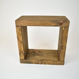 2-Tier Shelf Solid Wood Timber: 5cm x 20cm image 5