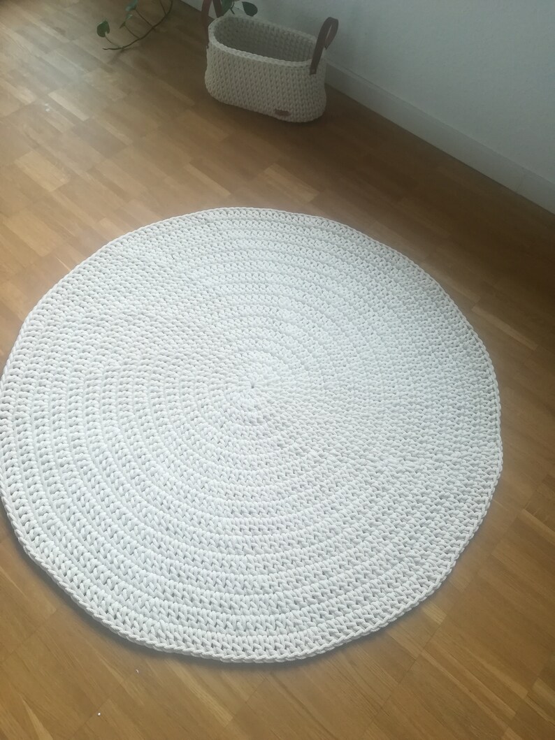 Braided Round Rug Nursery Room Rug Living Room Carpet Soft Etsy