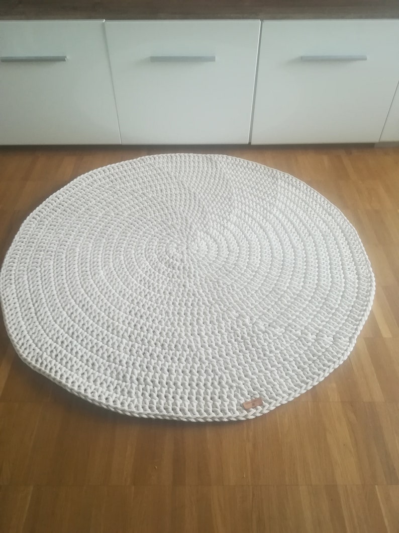 Braided Round Rug Nursery Room Rug Living Room Carpet Soft Etsy