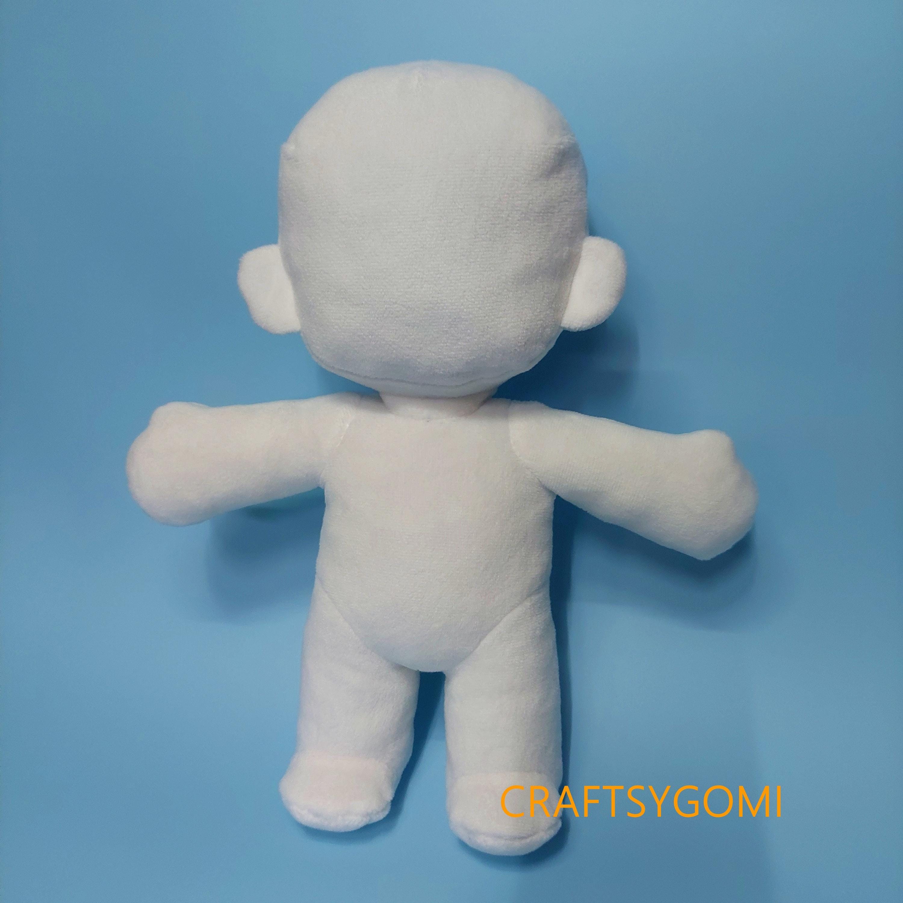 Plush Rear Human Chibi Human Plush Base Version 1 Remaster Standing Sewing Pattern (PDF ...
