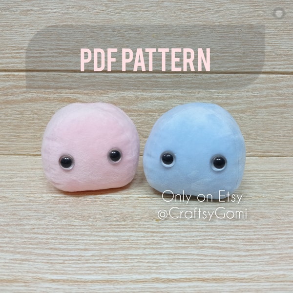 Slime Plush Sewing Pattern PDF Format