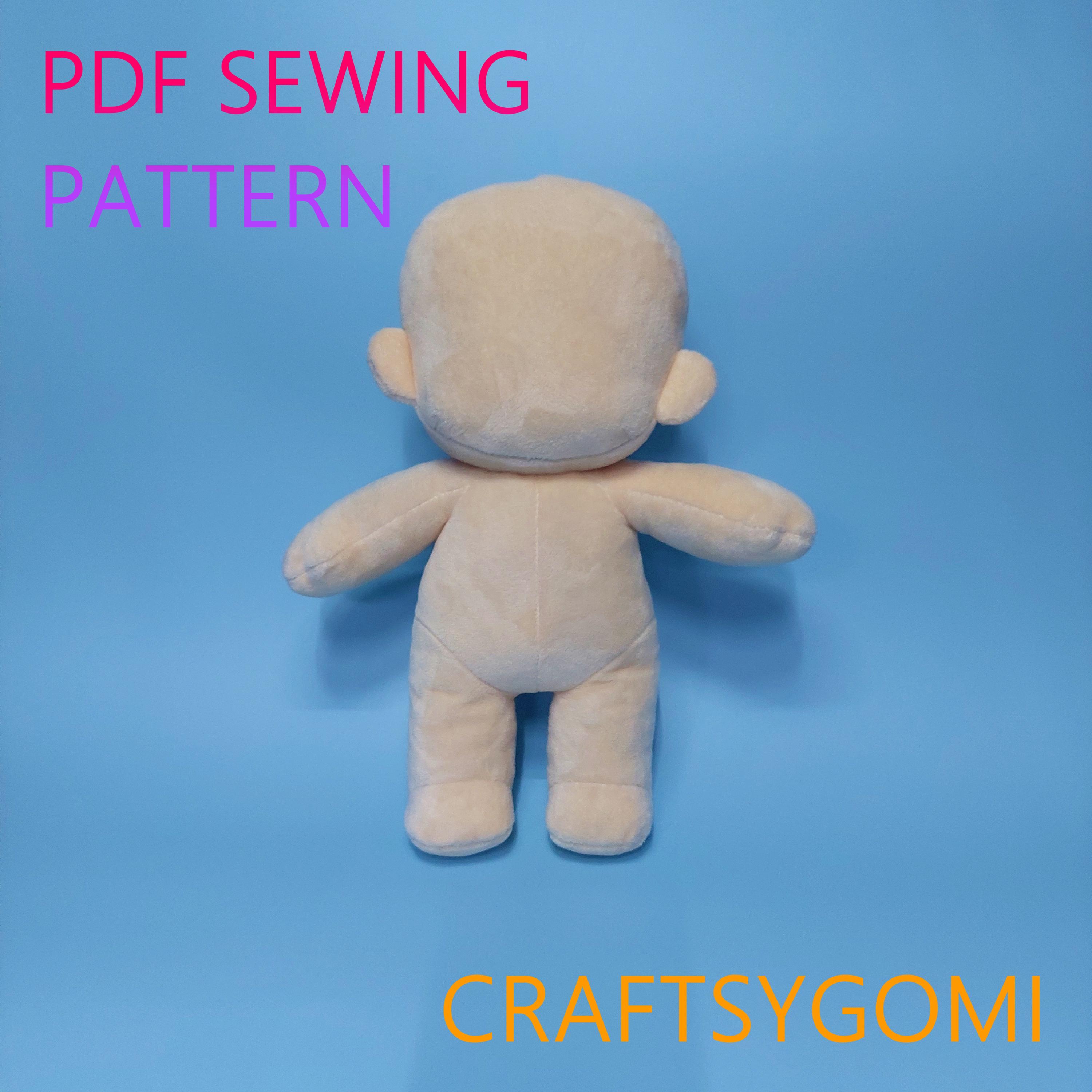 Plush Rear Human Human Body Plush Pattern