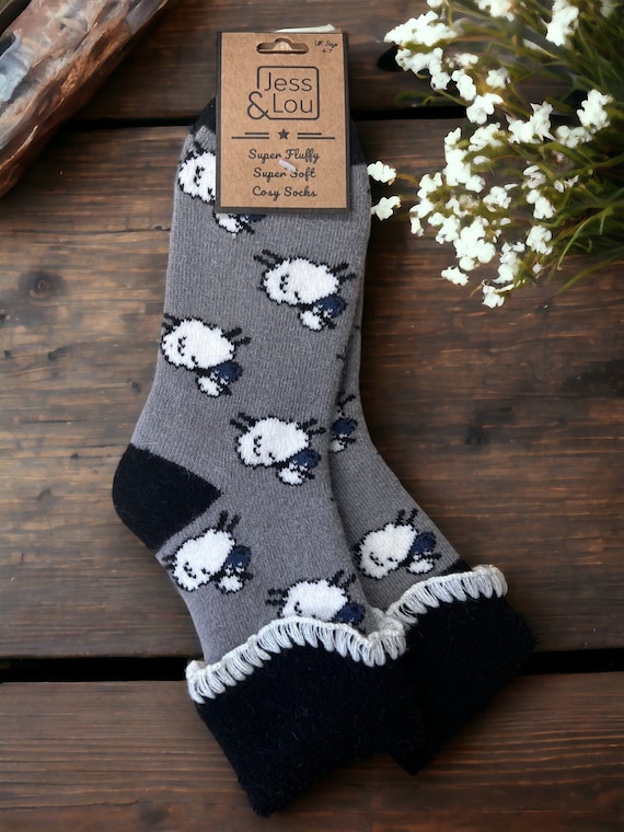 5 Paia Calzini Soffici Donna - Fluffy Socks Invernali, Morbidi In Pile Corallo, Taglia 4-7 UK, Regalo Natale