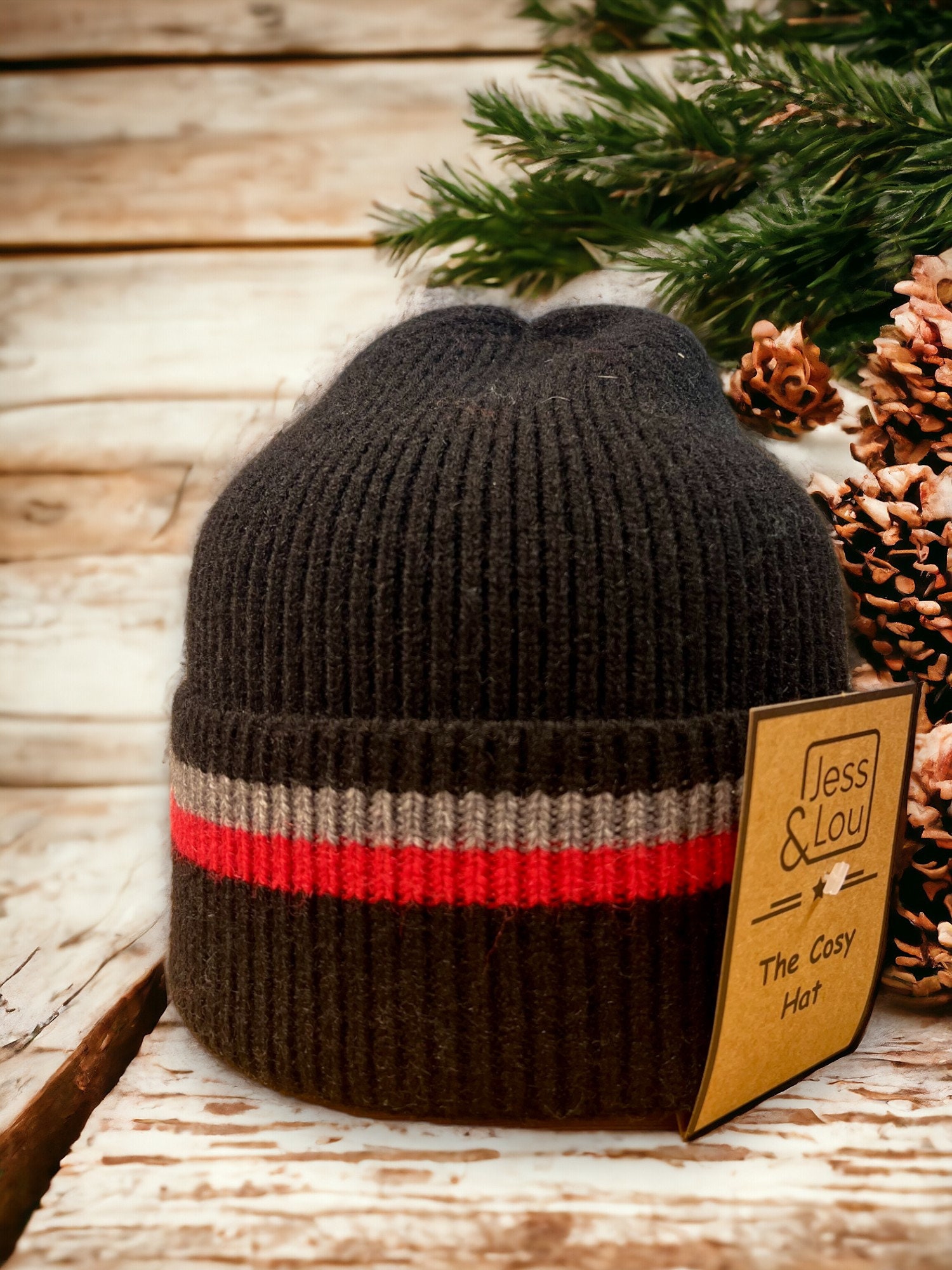 Ensemble Bonnet, écharpe, Gants Homme – Polaire épaisse, Gants Tactiles, 3 Pièces, Cadeau Noël Idéal