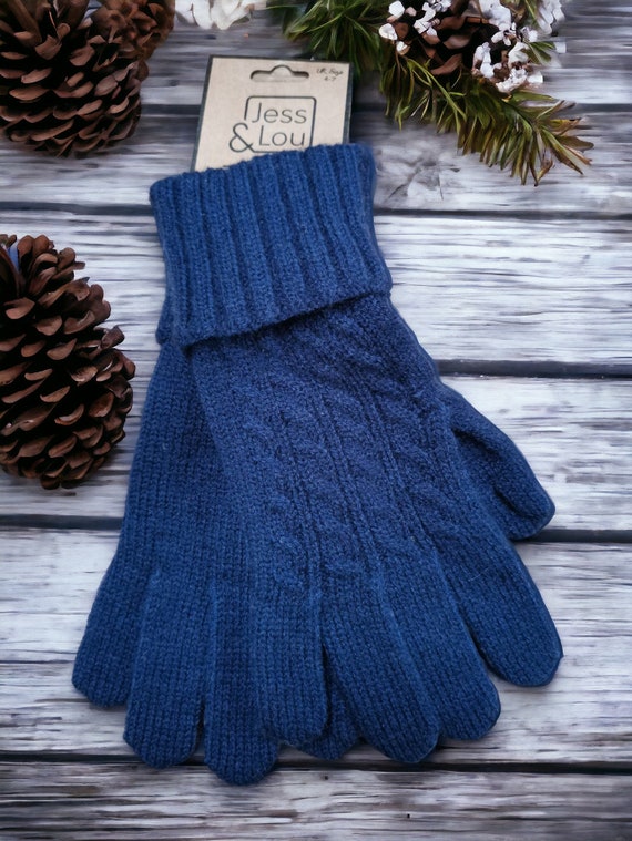 Cable knit gloves discount
