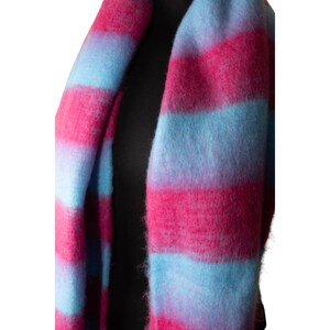 Horizontal Striped Chunky Scarf | Gift For Her | Chunky Scarf | Winter Scarf Blanket Scarf | Oversized Scarf | Christmas | Gift for Her