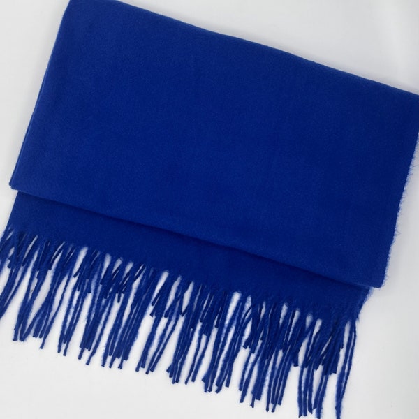 Brilliant Blue Plain Colour Scarf WJ633Brilliant Blue Plain Colour Scarf WJ633WJ633