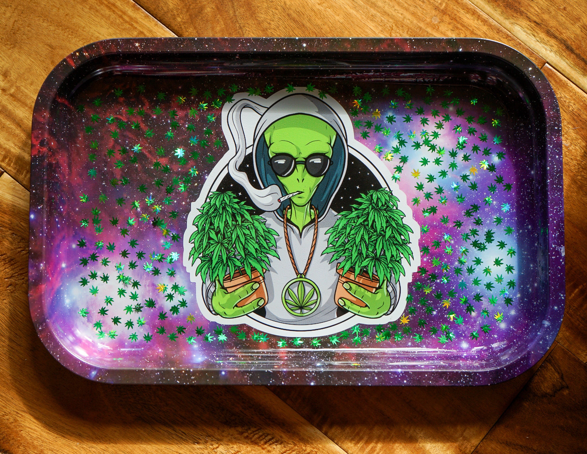 Rolling Tray UFO Alien Marijuana Custom Made to Order Etsy