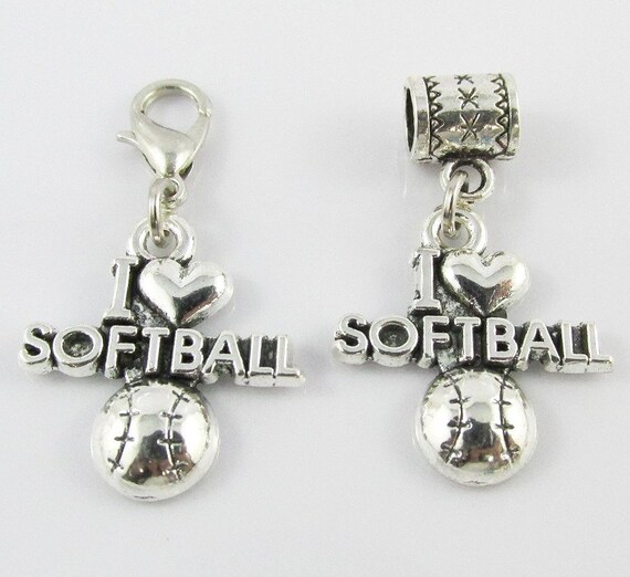 Eye Black Baseball BULK 50 Baseball Charms Silver Baseball Charms