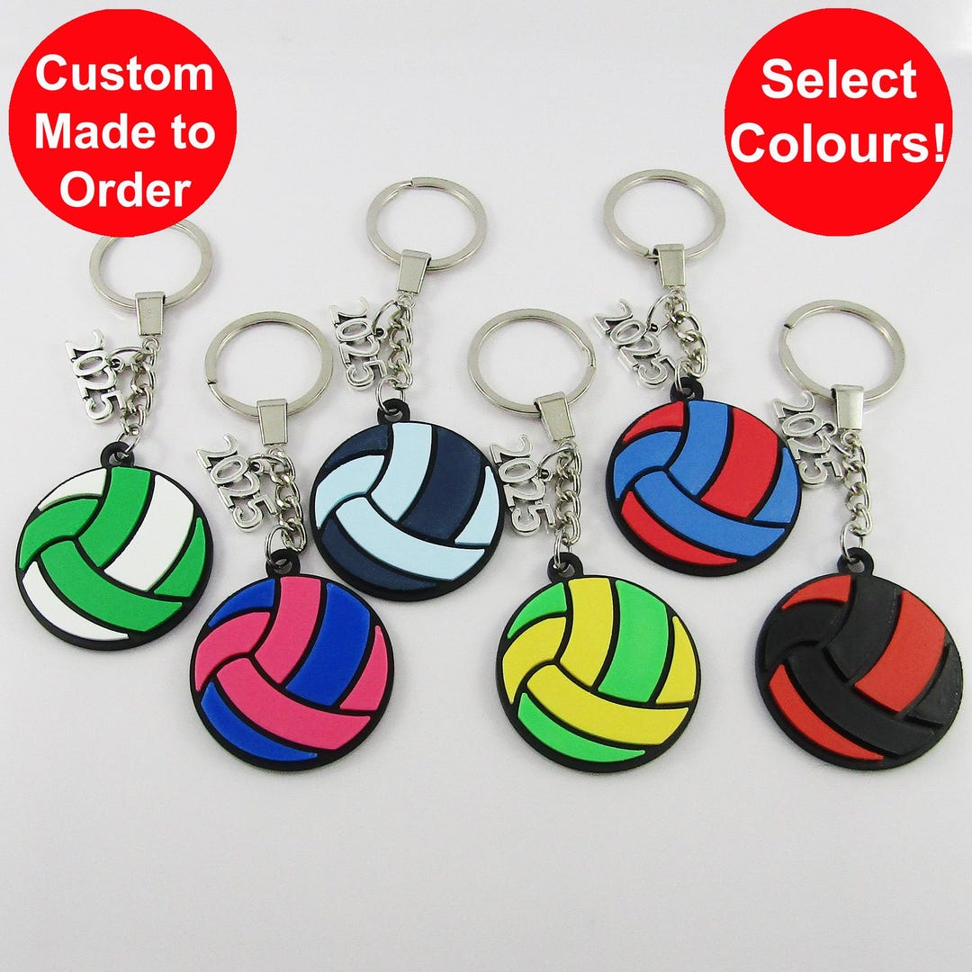 2025 Netball Charm Keychain 115mm Coach Sports End of Season Gift ...