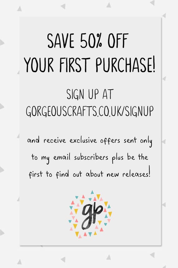 Newsletter Sign up PB1 Craft Fair Info Form Craft Fair Kit Mini Bundle ...