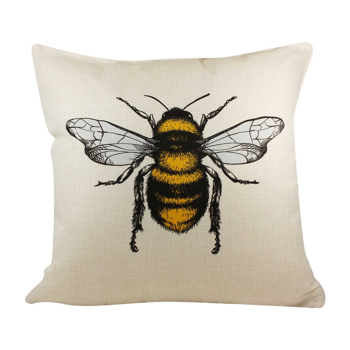 Bee Cushion Cover Cushion Covers UK 40 x 40 Insect Cushions Etsy