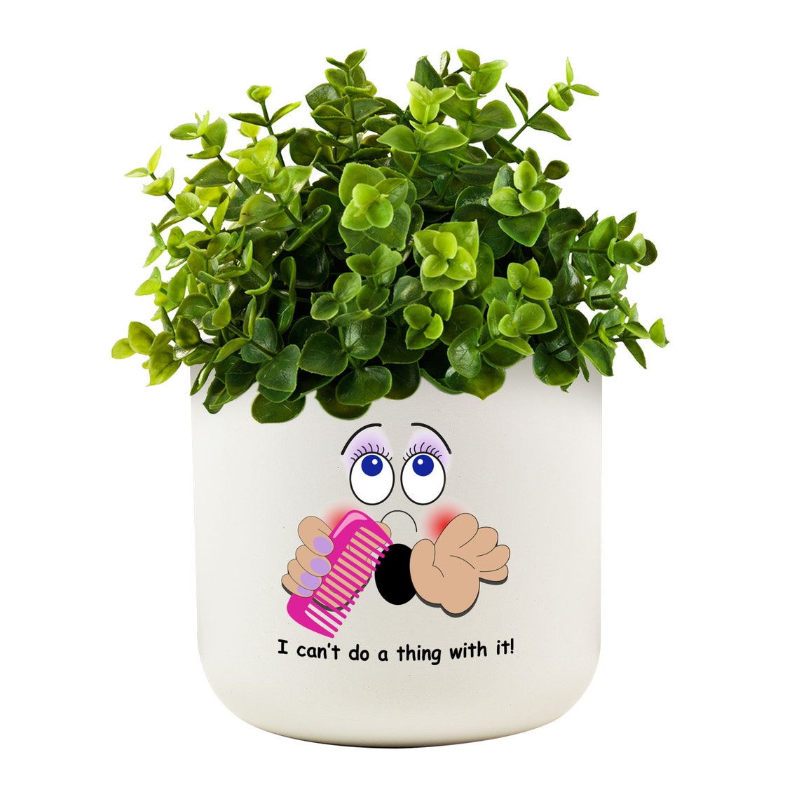 Funny Plant Pots Funny Planters UK Funny Face Plant Pot Gift | Etsy