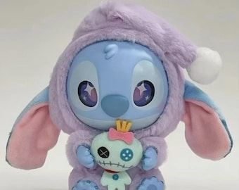 Miniso Stitch Eat Something Before Sleep Series Vinyl Figure Confirmed Blind Box