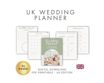 Wedding Planner Checklist budget planner wedding Instant Download Smartphone & Tablet Friendly guest list organiser for event table planner