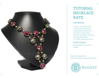 Beading Tutorial Necklace Kate (English) PDF file