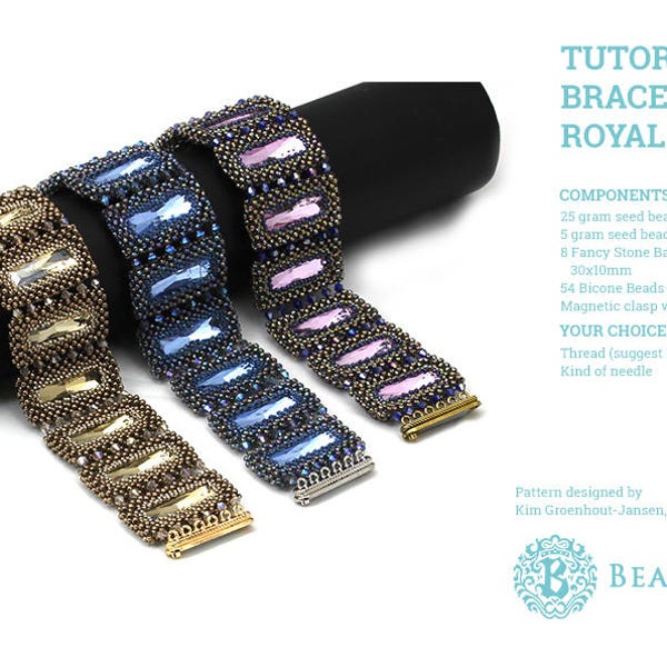 Beading Tutorial Bracelet Royal (English) PDF file