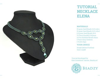 Beading Tutorial Necklace Elena (English) PDF file