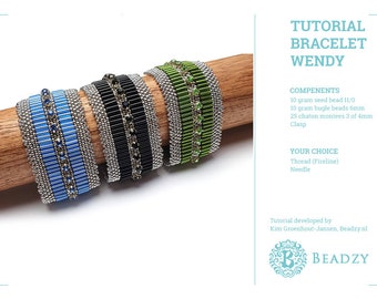 Fädelanleitung Armband Wendy Englisch PDF Datei