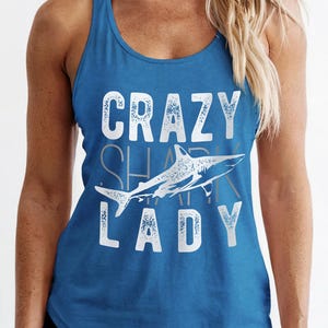 Crazy Shark Lady Shirt Shark Lovers Gift Crazy Shark Lady Shirt Shark Lovers Gift