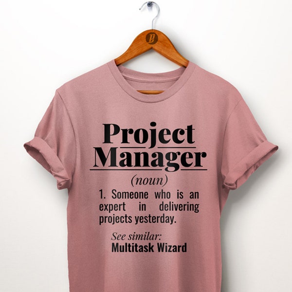 Project Manager Shirt. Project Management. PM Gift. Project Manager Gift. Office Shirt. Office Party. Gift For Manager