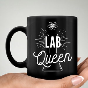 Chemistry Gift. Lab Queen Mug. Science Gift. Laboratory Gifts. Graduation Gift