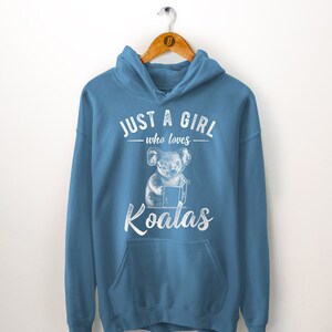 Koala Hoodie: Girl Who Loves Koalas Gift