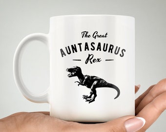 Tasse auntasaurus. Mugs tante et oncle. Tasses assorties. Cadeau pour tante oncle. Cadeau pour tante